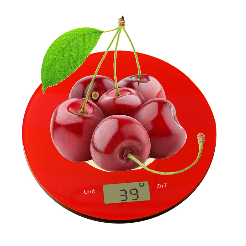 Trung Quốc Red Fashion Portable Platform Kitchen Cân kỹ thuật số