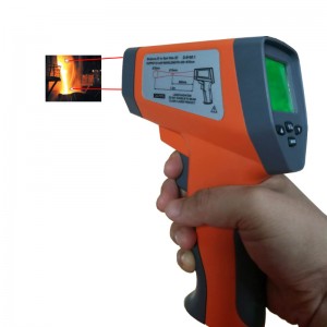 Hot CE Kỹ thuật số LCD cầm tay Laser nhiệt kế hồng ngoại Súng nhiệt độ tiếp xúc súng